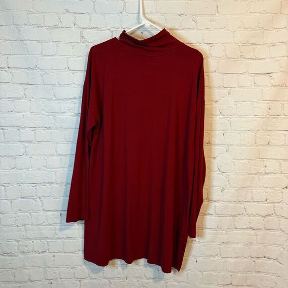J Jill Luxe Supima High Low Turtleneck Tunic size XL tall - Picture 4 of 7